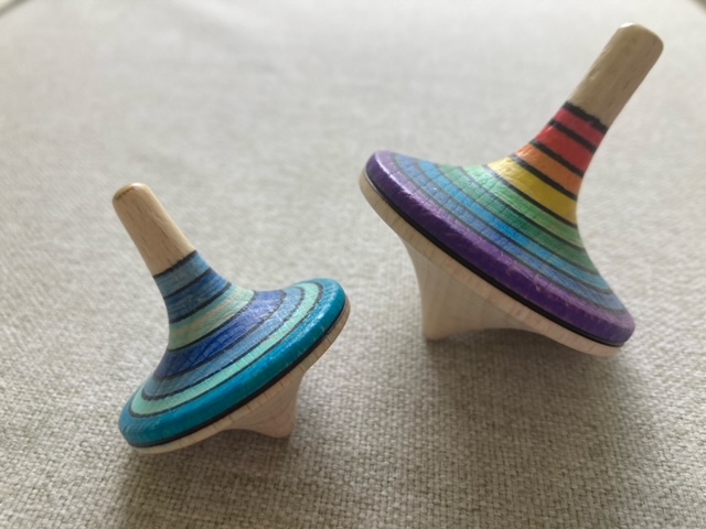 Wooden Spinning Tops