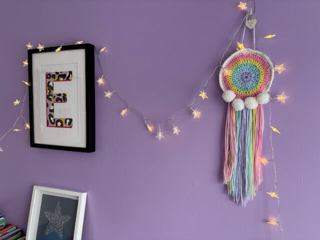 Star shaped LED fairy lights