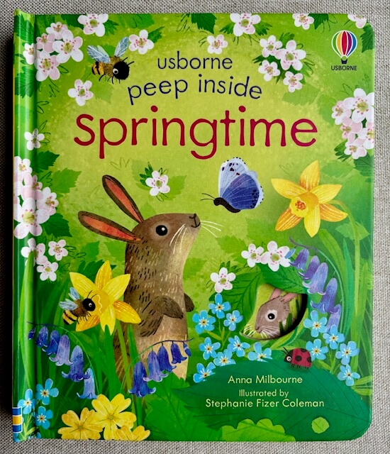 Usborne Peep Inside Springtime Book
