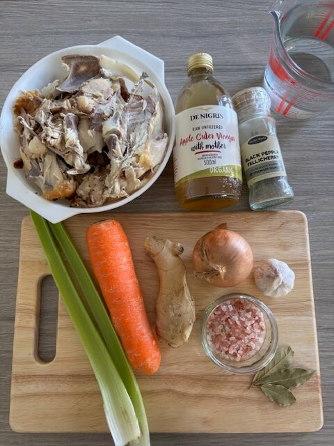 Bone broth ingredients