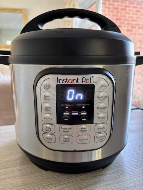 Instant Pot displaying ON when warming up