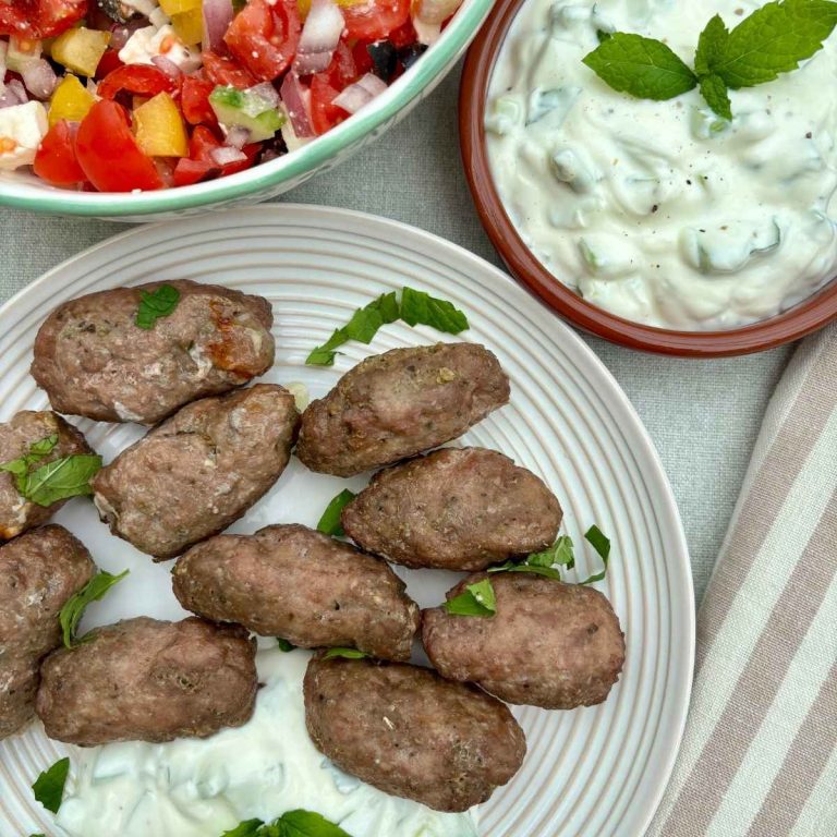 Lamb Koftas and Tzatziki